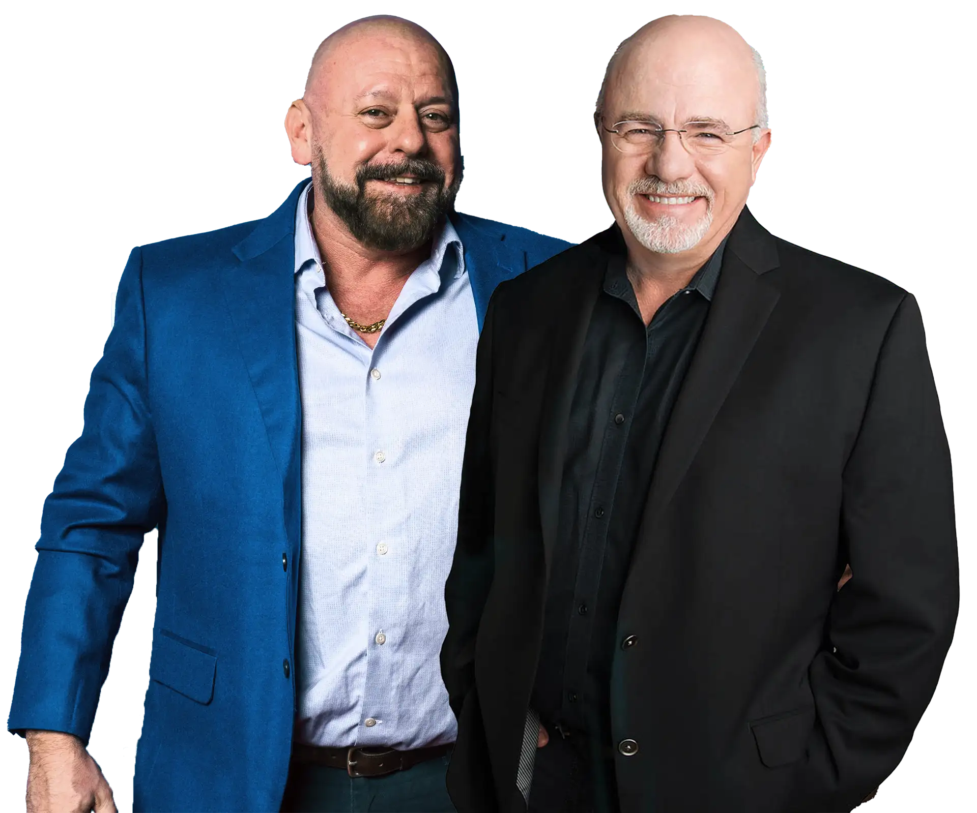 Coach Pete and Dave Ramsey Standing Together